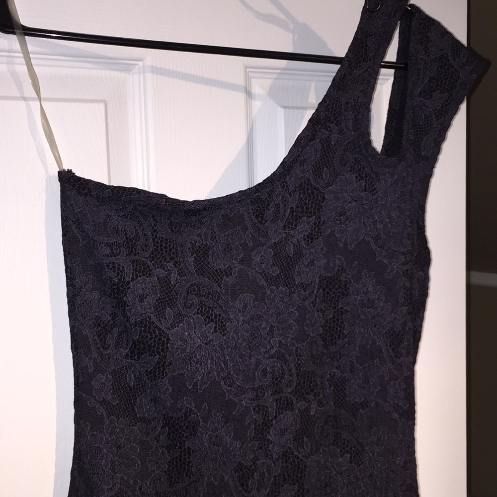 One shoulder mini dress